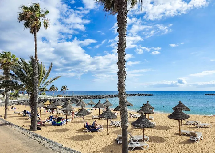 Palms2beach - 200m Met Airco En Wifi Lägenhet Los Cristianos (Tenerife)