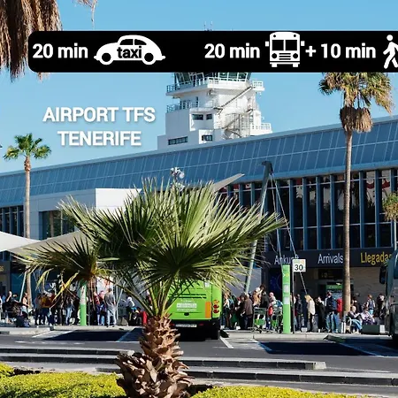 아파트 Palms2beach - 200m Met Airco En Wifi 로스크리스티아노스