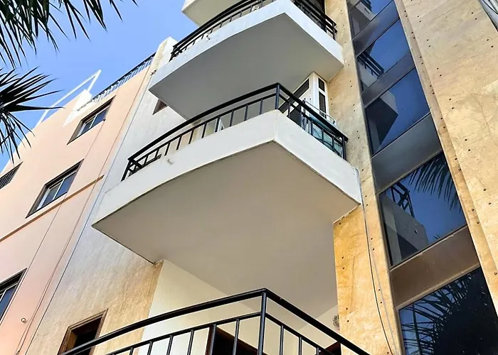 公寓 Palms2beach - 200m Met Airco En Wifi