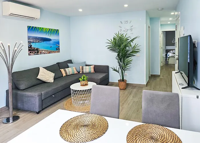 Palms2beach - 200m Met Airco En Wifi * Los Cristianos (Tenerife)