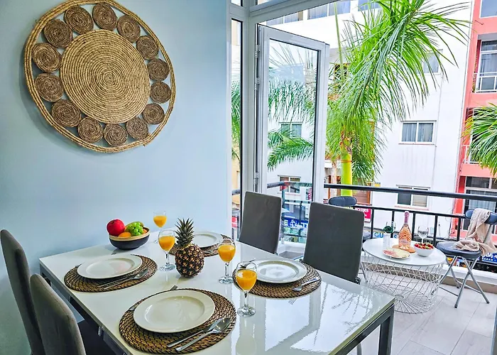 Apartmán Palms2beach - 200m Met Airco En Wifi *